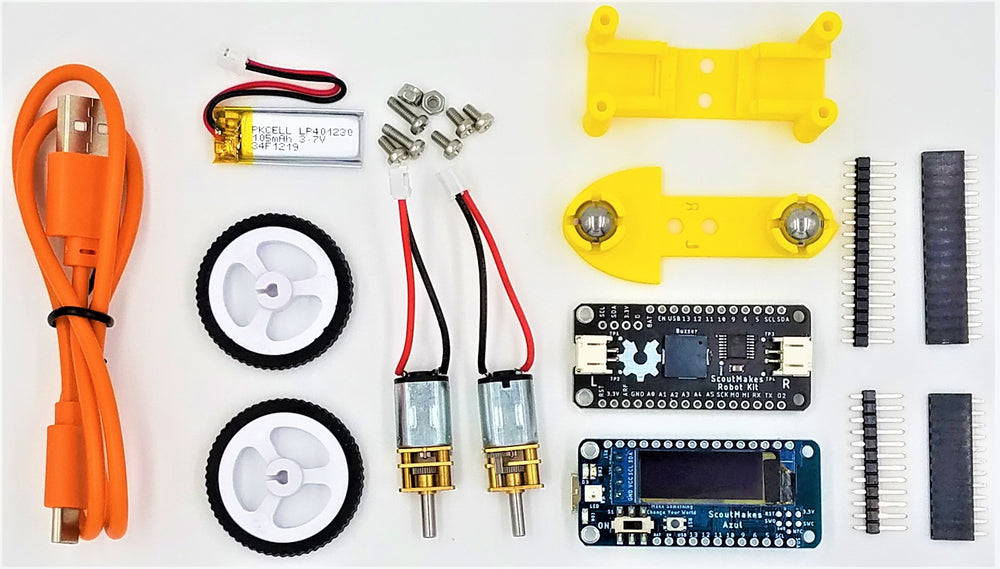 ScoutMakes Robot Kit with Bluetooth control